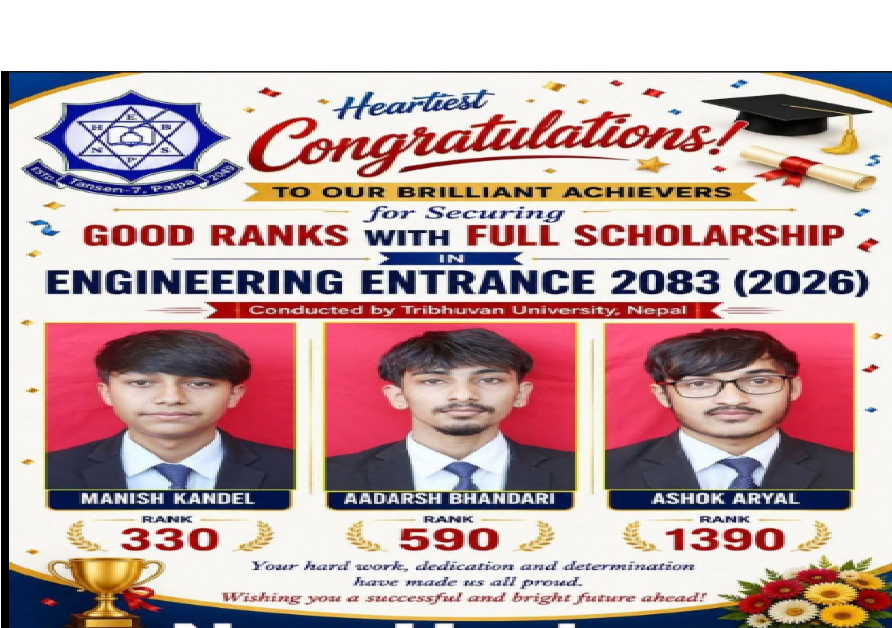 Felicitating Our Toppers